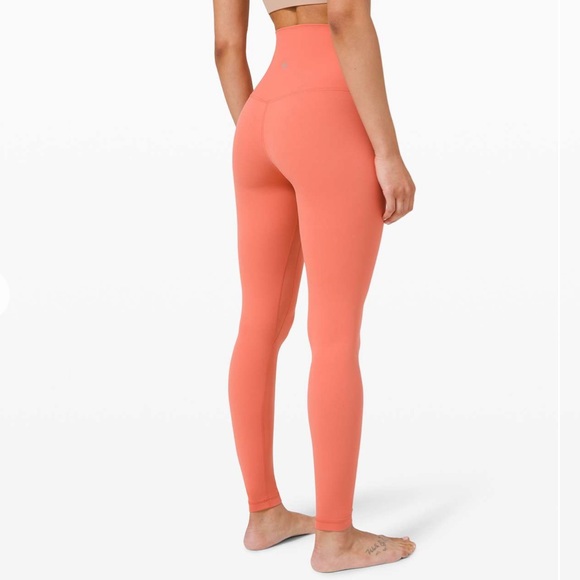 Lululemon Align Leggings 28” - Rustic Coral - Picture 2 of 7